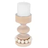Aarikka Prinssi kynttilänjalka beige