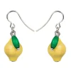 Aarikka korvakorut Sitruuna