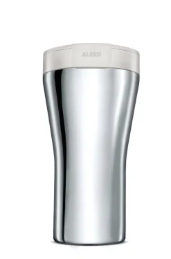 Alessi matkamuki Caffa 40 cl valkoinen kansi