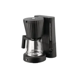 Alessi Plisse kahvinkeitin 10 kuppia/1,5 L musta