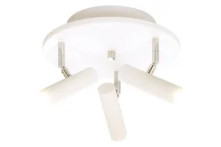 Aneta Lighting kattospotti Artic LED  3-os. pyöreä valkoinen/kromi