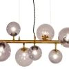 Aneta Lighting kattovalaisin Molekyl 9-os antiikki/savunharmaa