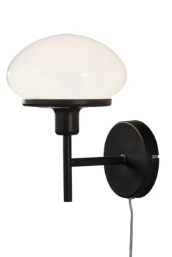 Aneta Lighting seinävalaisin New August musta/valkoinen