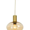 Aneta Lighting ikkunavalaisin Bell mattamessinki/meripihka