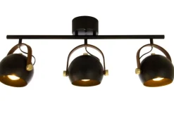 Aneta Lighting kattovalaisin Bow 3-os. musta