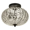 Aneta Lighting plafondi Edda musta