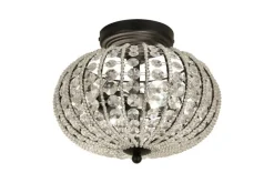 Aneta Lighting plafondi Edda musta