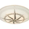 Aneta Lighting plafondi Kompass 42 cm valkoinen/musta