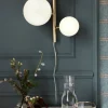 Aneta Lighting seinävalaisin Molekyl mattamessinki