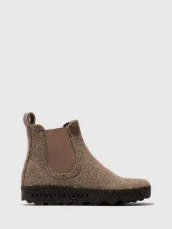 Asportuguesas nilkkurit Caia Taupe Felt