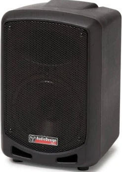 AudioDesignPRO kannettava akkukäyttöinen aktiivikaiutin&mikki /USB/BT/SD