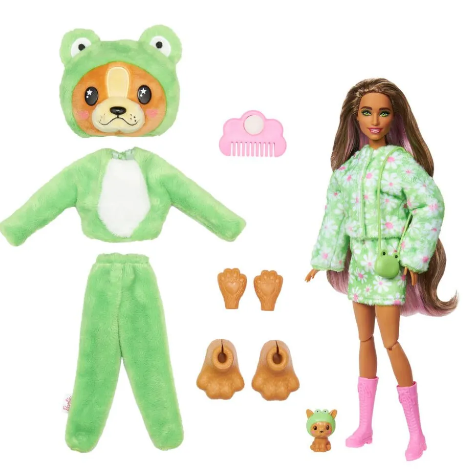 Barbie nukke Cutie Reveal Costume Cuties vihreä