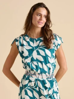 Brakeburn t-paita Woodland leaves