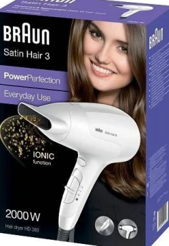 Braun Hiustenkuivain Satin hd380