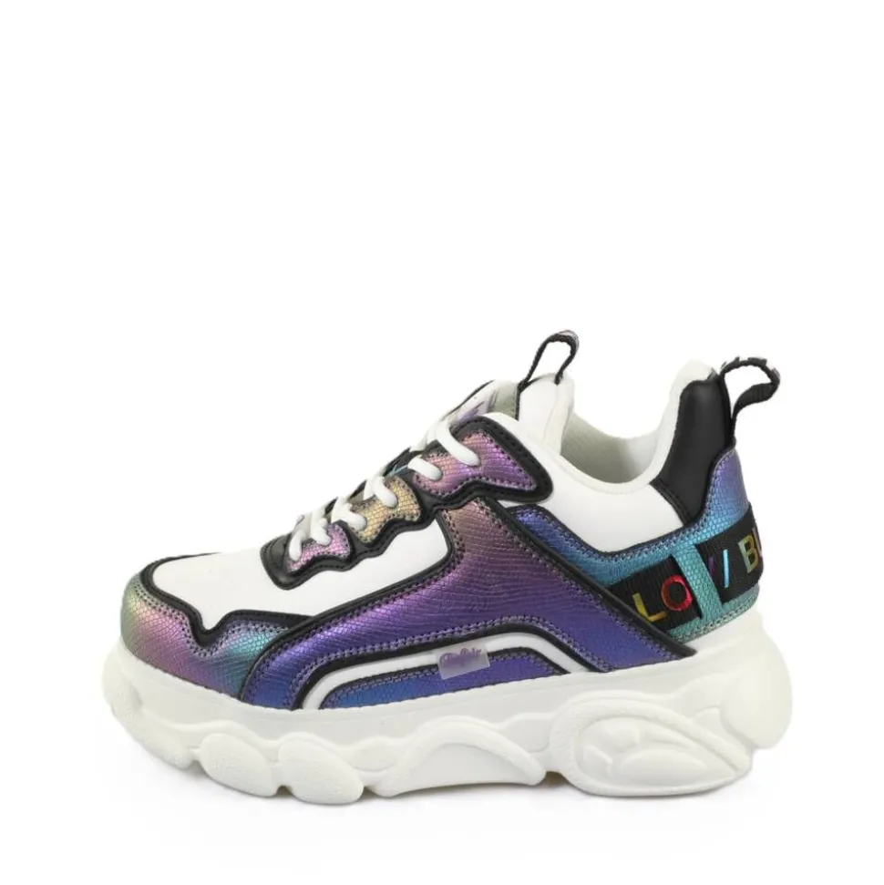 Buffalo sneakerit CLD Chai White Black Rainbow