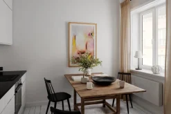 By Rydéns pöytävalaisin Lumi mattamusta/valkoinen