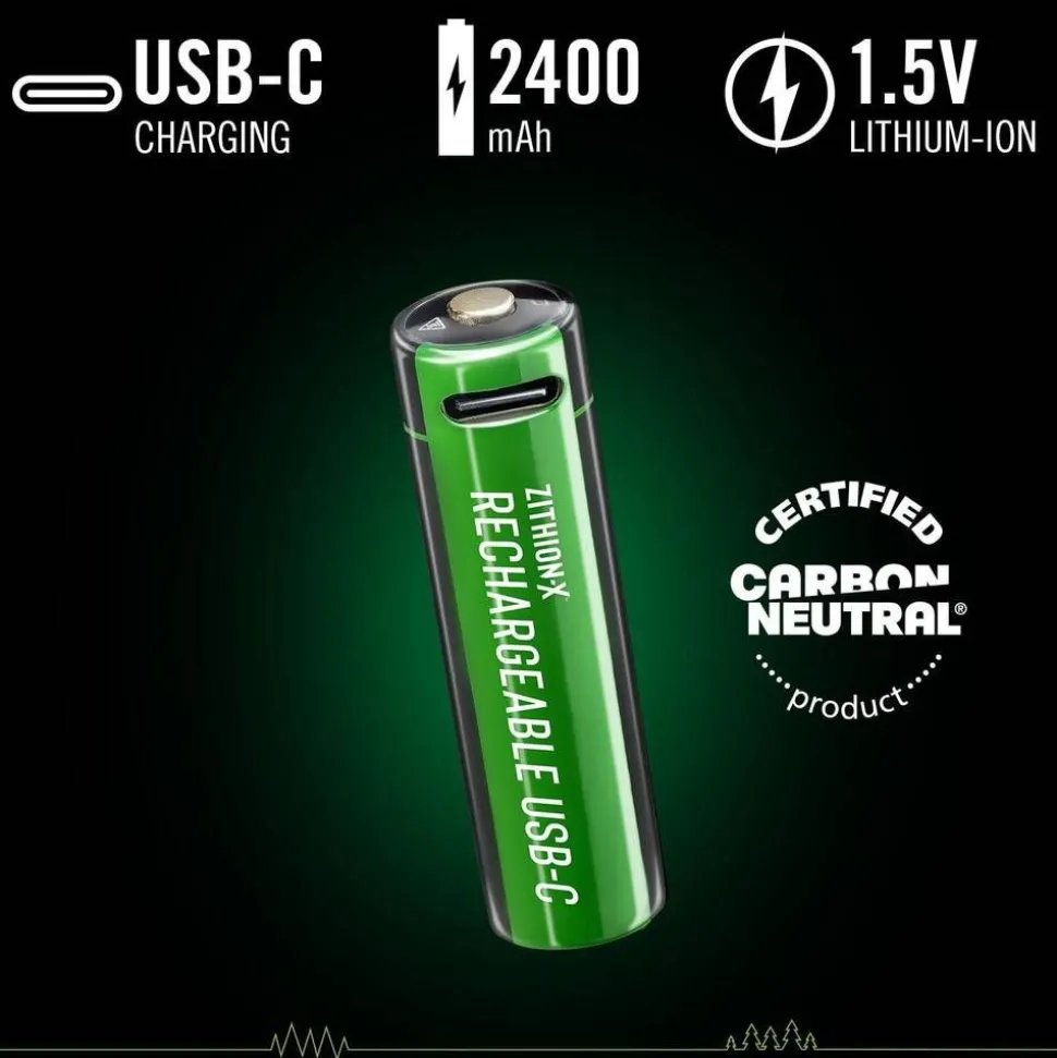 Coast paristo AA USB-C 1.5V 4 kpl sis. latauskaapelin