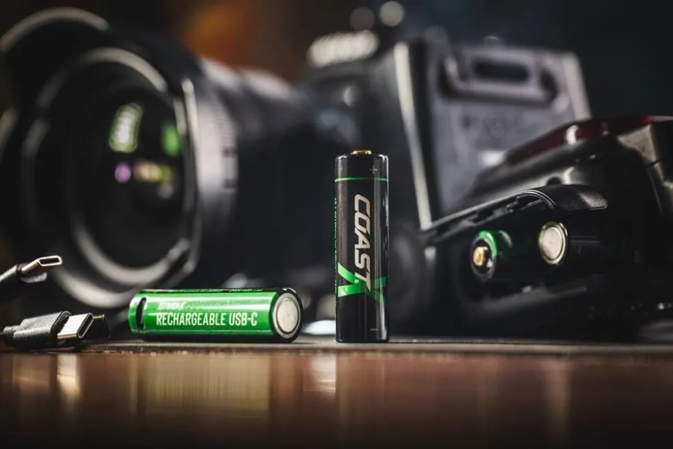 Coast paristo AA USB-C 1.5V 4 kpl sis. latauskaapelin
