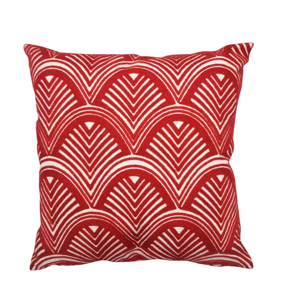 Create Home tyyny Kaari 45x45 cm punainen puuvilla