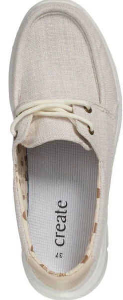 Create kangaskengät 32-3050 off white