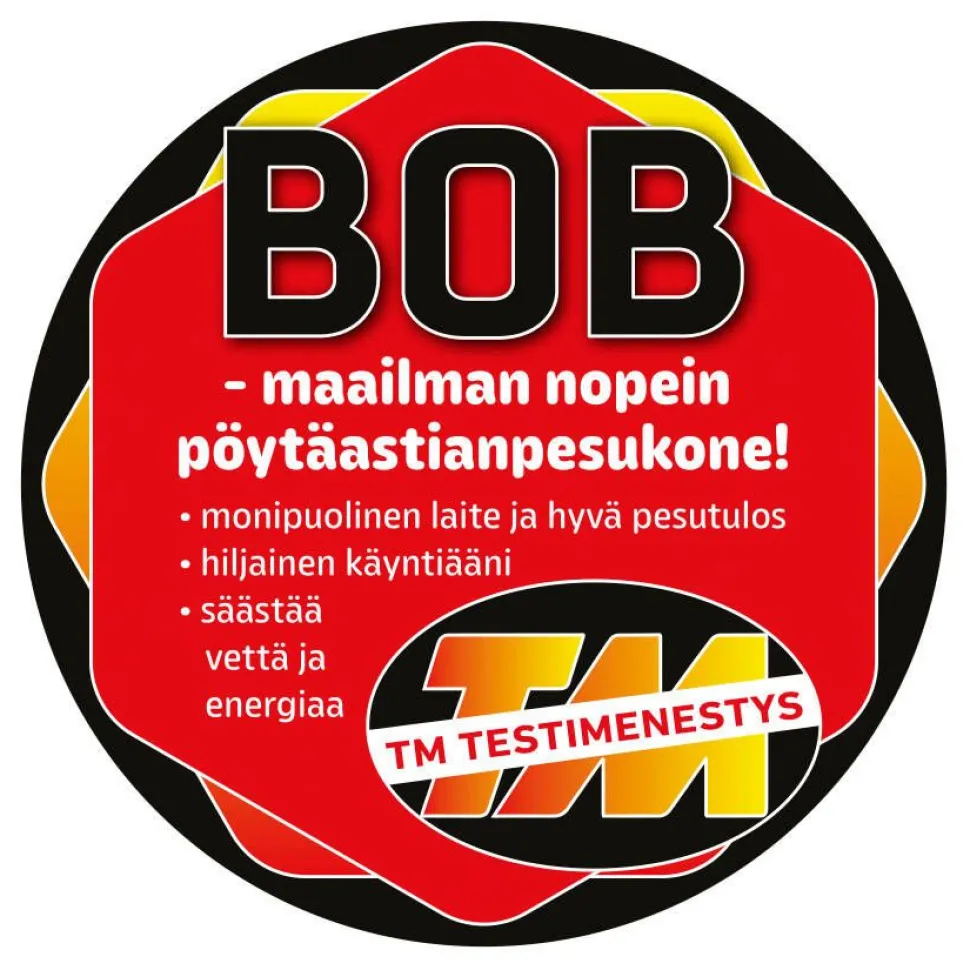 Daan Tech pöytäastianpesukone Bob musta kiilto