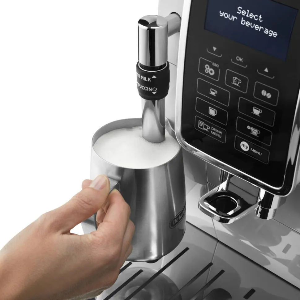 DeLonghi kahviautomaatti Dinamica valkoinen