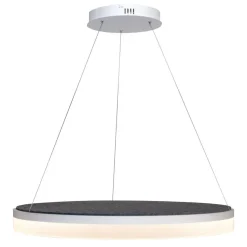 Design by Grönlund Acoustic Circulo 80 kattovalaisin tummanharmaa 4000K