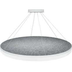 Design by Grönlund Acoustic Circulo 120 kattovalaisin vaaleanharmaa 3000K