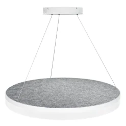 Design by Grönlund Acoustic Circulo 80 kattovalaisin vaaleanharmaa 4000K