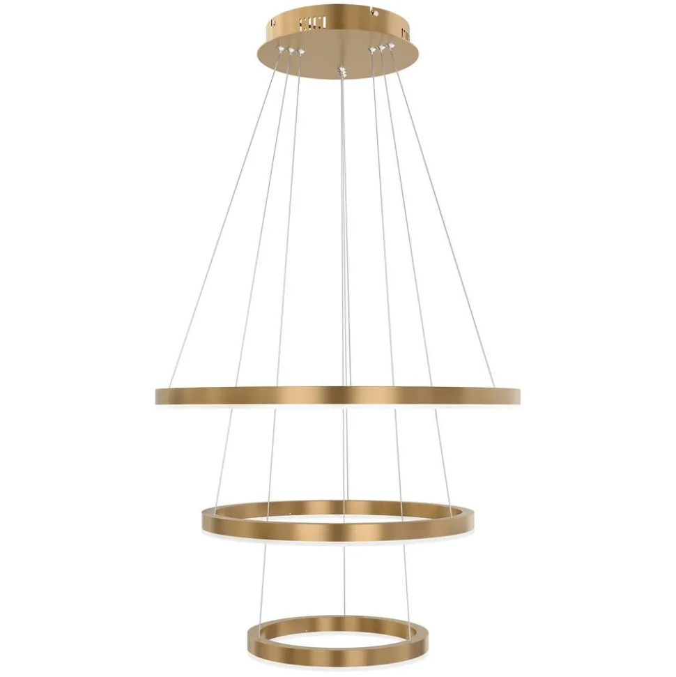 Design by Grönlund Layer 3 Led kattovalaisin messinki