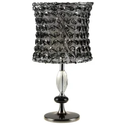 Design by Grönlund pöytävalaisin Black Rose kromi/kirkas/mus