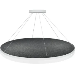 Design by Grönlund Acoustic Circulo 120 kattovalaisin tummanharmaa 3000K