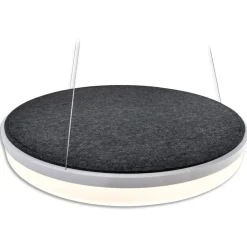 Design by Grönlund Acoustic Circulo 80 kattovalaisin tummanharmaa 3000K