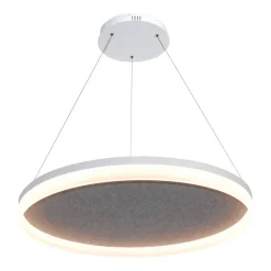 Design by Grönlund Acoustic Circulo 80 kattovalaisin vaaleanharmaa 3000K