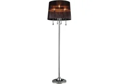 Design by Grönlund Crystal lattiavalaisin musta/kromi