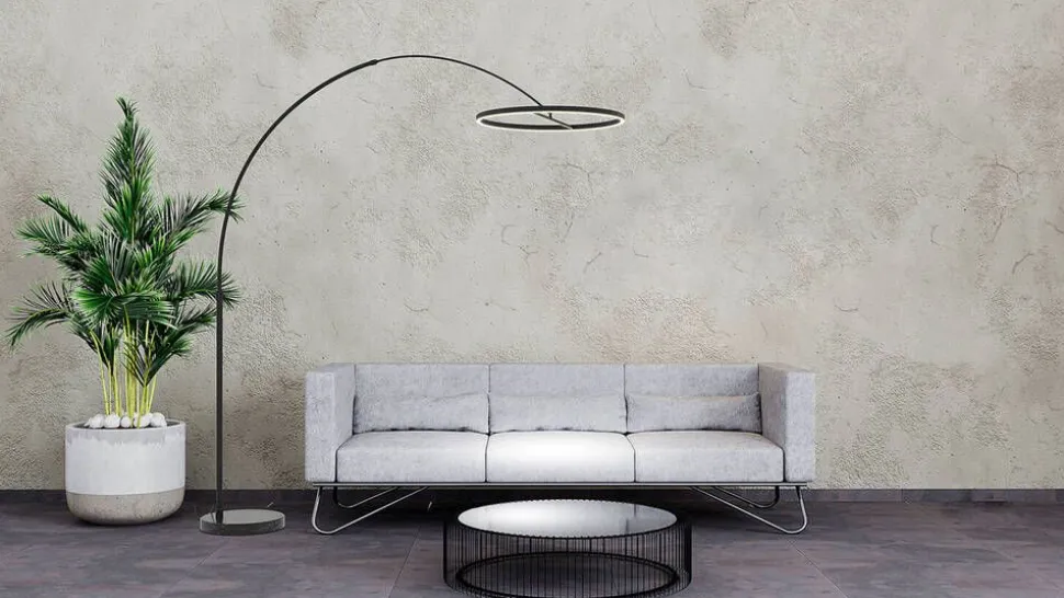 Design by Grönlund lattiavalaisin Lounge LED musta