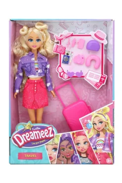 Dreameez muotinukke ja matkalaukku