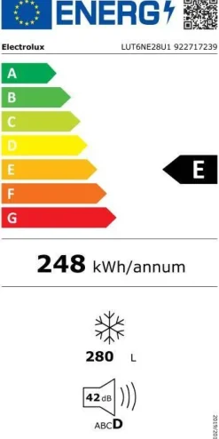 Electrolux pakastin LUT6NE28U1 teräs