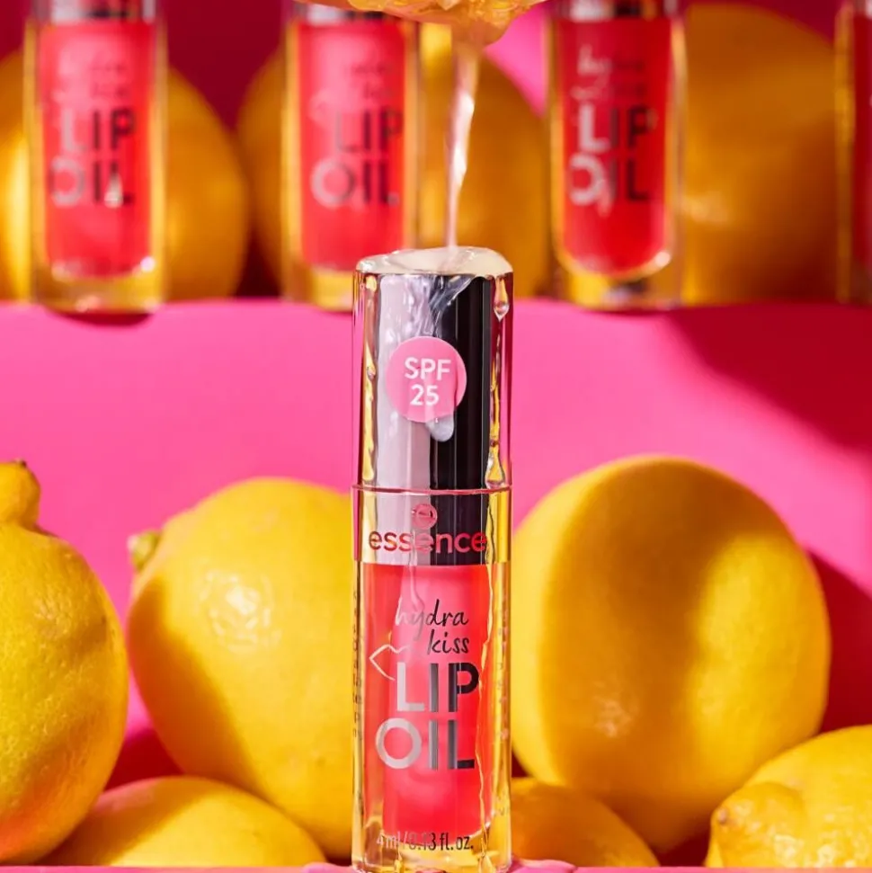 Essence huuliöljy PINK SQUEEZE, PLEASE! hydra kiss lip oil 1