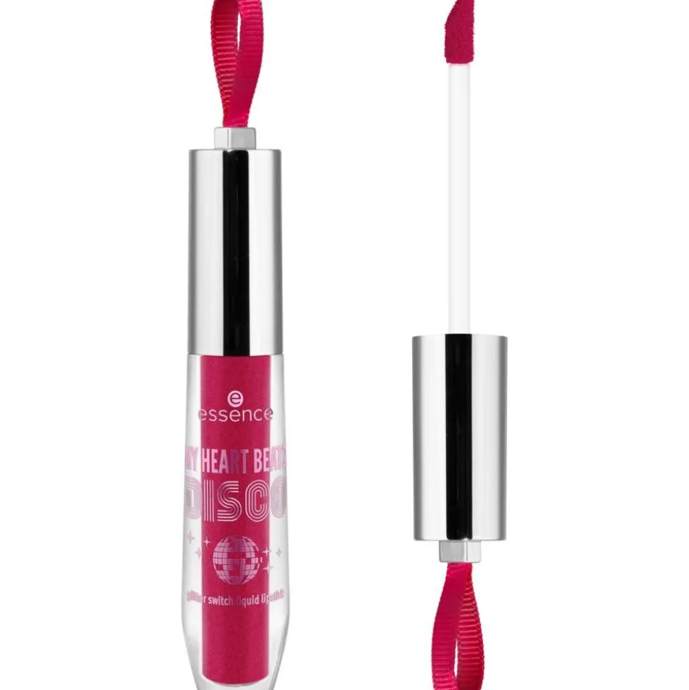 Essence huulipuna MY HEART BEATS DISCO glitter switch 01