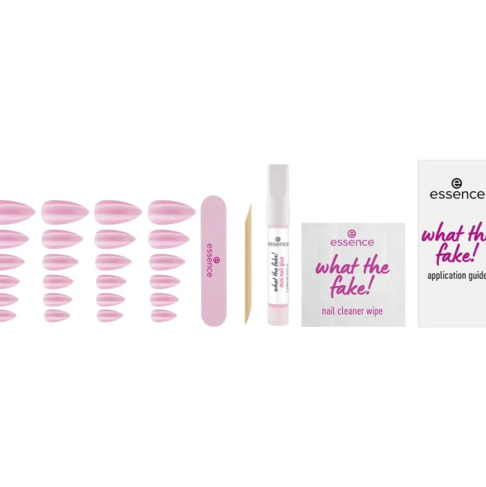 Essence tekokynnet What The Fake! Press-On nails manicure set