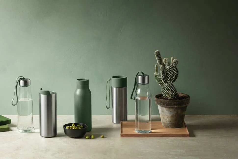 Eva Solo juomapullo lasia Cactus green 0,5 l