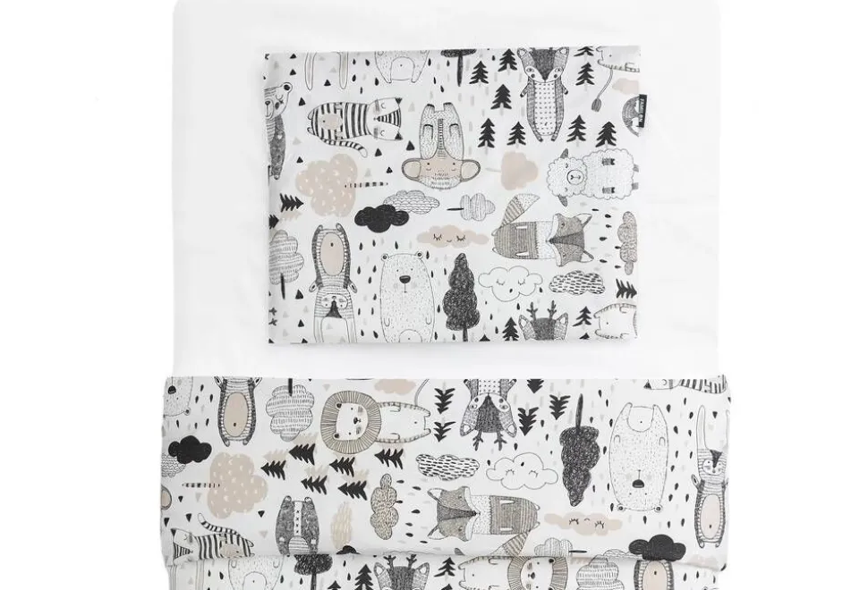 Familon Kaverit Organic vauvan pl+tl setti 85x125/35x45 kaakao