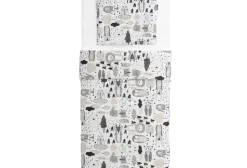 Familon Kaverit Organic vauvan pl+tl setti 85x125/35x45 kaakao