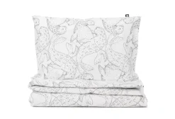 Familon Norppa Organic lasten pl+tl setti mustavalk 120x160/40x60
