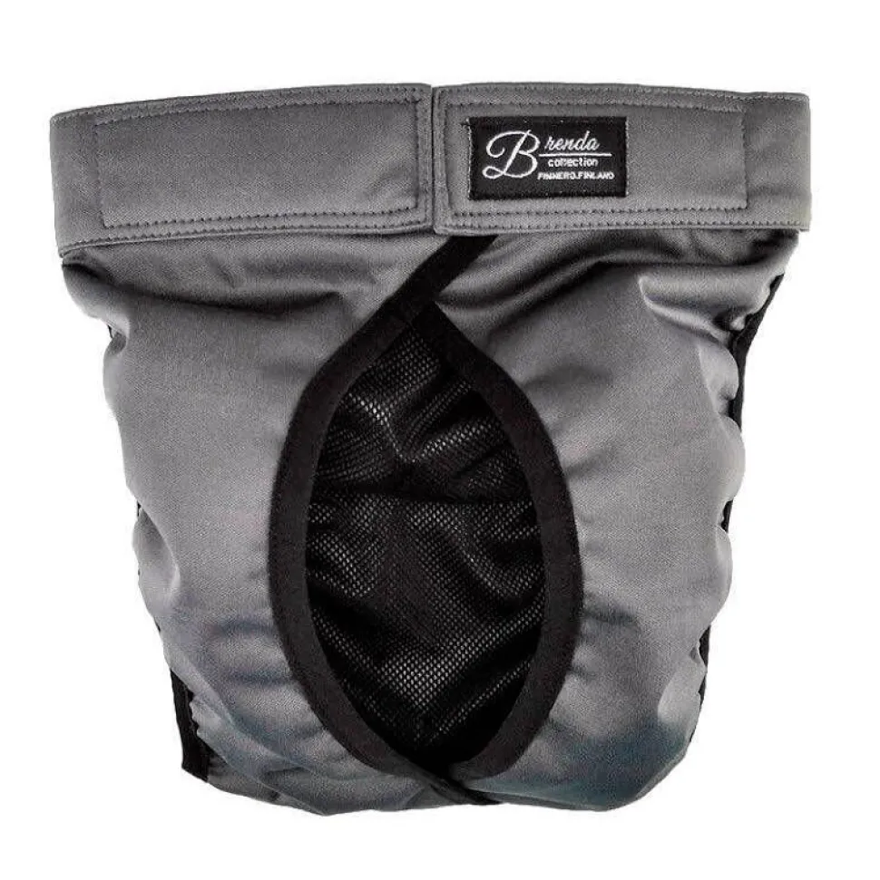 Finnero Brenda juoksuhousut koiralle tummaharmaa S