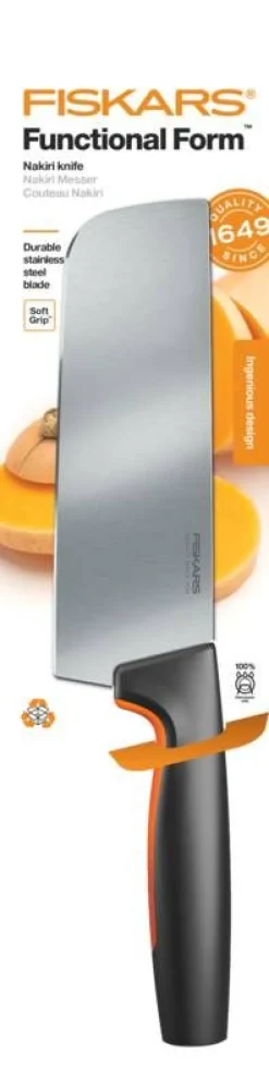 Fiskars Functional Form Nakiri veitsi 16 cm