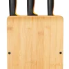 Fiskars Functional Form veitsitukki bambu (sis. 3 veistä)