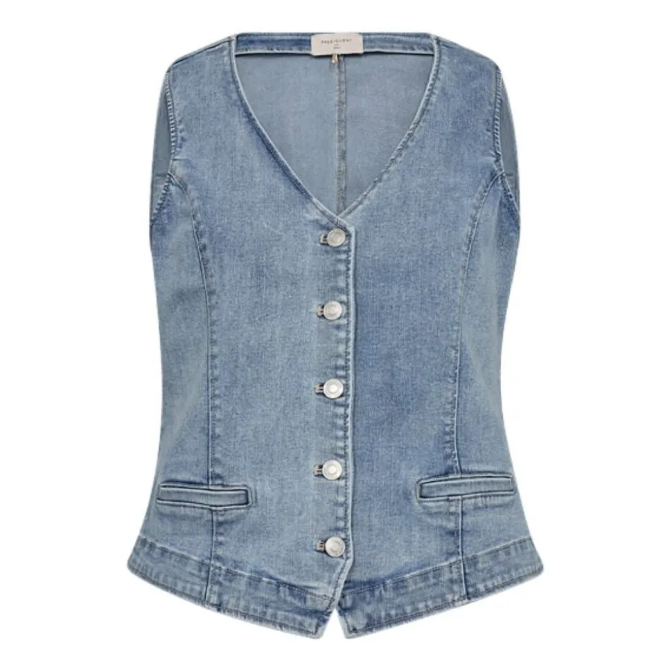 Freequent farkkuliivi FqHalsay-waistcoat