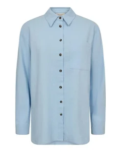Freequent pusero FqLava-Sh-Simple Chambray Blue